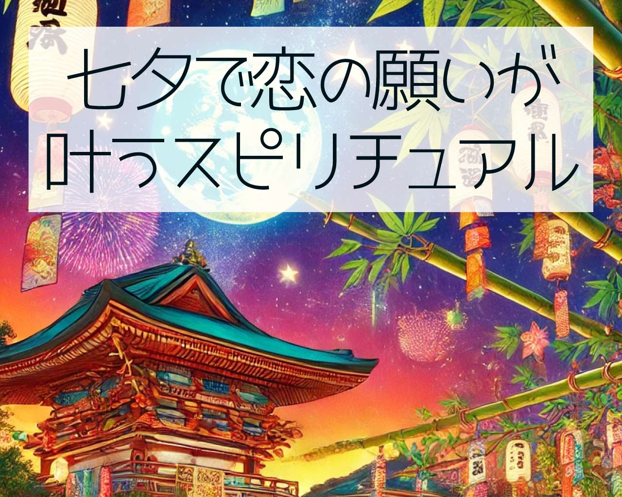 七夕の願いが叶う短冊の書き方